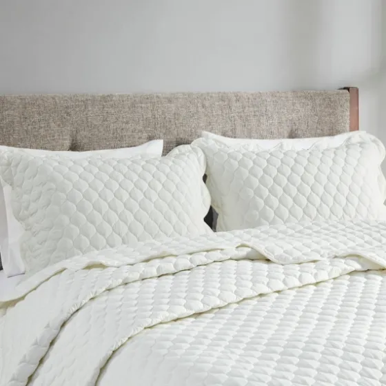 Scalloped Crinkle 3-Pc. Full/Queen Quilt Set-Kirkland's Home New