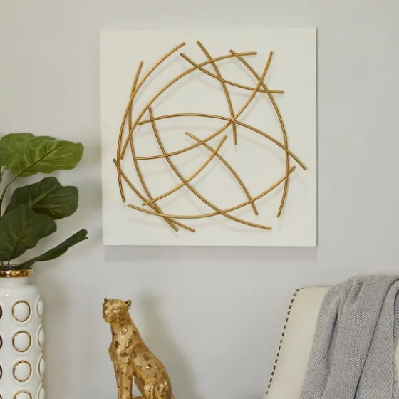 Scattered Sticks Abstract Wall Plaque-Kirkland's Home Sale