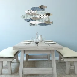 School Of Fish Wall Plaque-Kirkland's Home Cheap