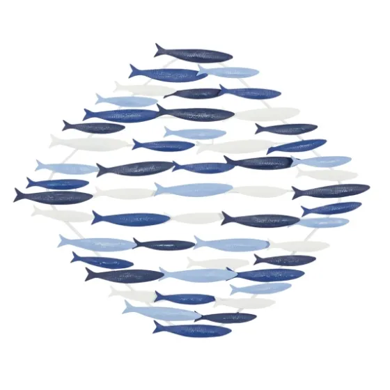 Schooling Fish Metal Wall Plaque-Kirkland's Home Cheap