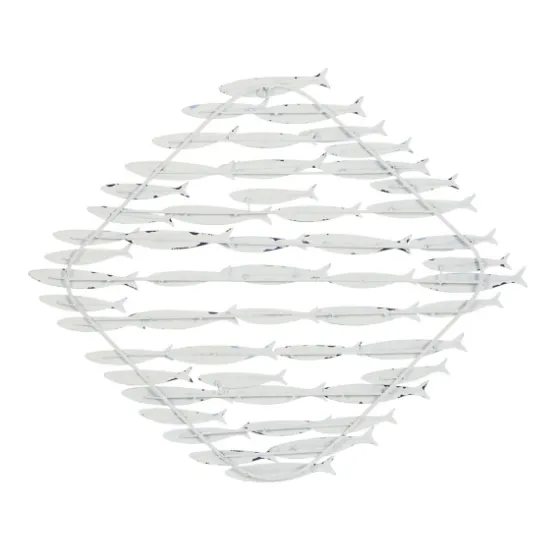Schooling Fish Metal Wall Plaque-Kirkland's Home Cheap