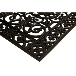 Scroll Border Rubber Doormat, 41X17 In.-Kirkland's Home Outlet