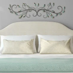 Scrolled Patina Leaf Wall Plaque-Kirkland's Home Outlet