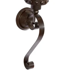 Scrolled Wrought Iron And Glass Hurricane Sconce-Kirkland's Home Best Sale