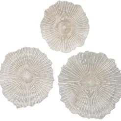 Sea Coral Wall Plates, Set Of 3-Kirkland's Home New