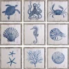 Sea Creatures Framed Wood Art Prints, Set Of 9-Kirkland's Home Cheap