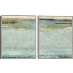 Seafoam Framed Canvas Art Prints, Set Of 2-Kirkland's Home Best Sale