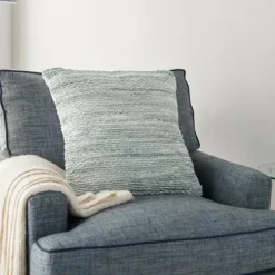 Seafoam Ribbon Loops Pillow-Kirkland's Home Flash Sale