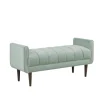 Seafoam Velvet Bench-Kirkland's Home Discount