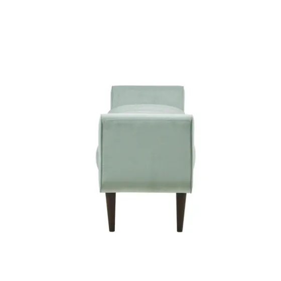Seafoam Velvet Bench-Kirkland's Home Discount