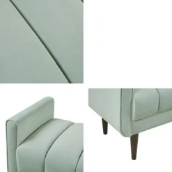 Seafoam Velvet Bench-Kirkland's Home Discount