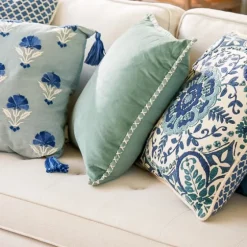 Seafoam Velvet Riviera Throw Pillow-Kirkland's Home Hot