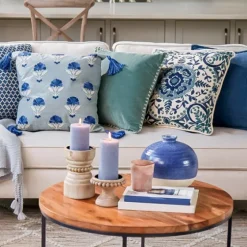 Seafoam Velvet Riviera Throw Pillow-Kirkland's Home Hot