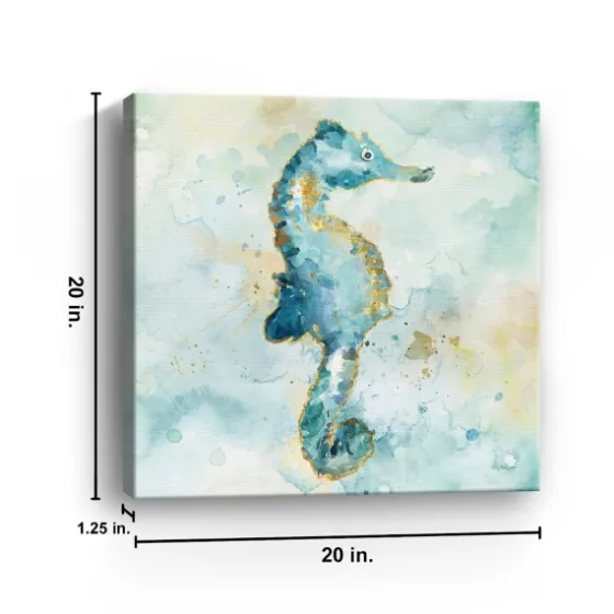 Seahorse Giclee Canvas Art Print-Kirkland's Home Online