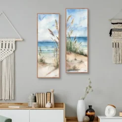 Seaview Panel I & Ii 2-Pc. Canvas Art Print Set-Kirkland's Home Best Sale