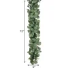 Seeded Silver Dollar Eucalyptus Garland-Kirkland's Home New