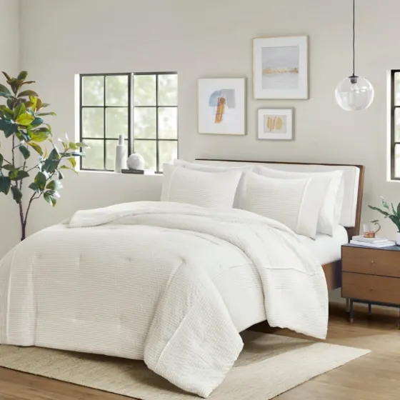 Seersucker 3-Pc. Full/Queen Comforter Set-Kirkland's Home Hot