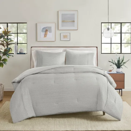 Seersucker 3-Pc. Full/Queen Comforter Set-Kirkland's Home Shop