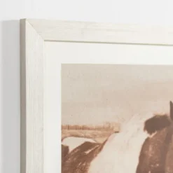 Sepia Horse On Linen Framed Art Print-Kirkland's Home New