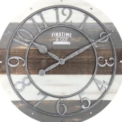 Shabby Wood Plank Wall Clock-Kirkland's Home New