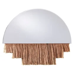 Shaw Fringe Half Circle Wall Mirror-Kirkland's Home Shop