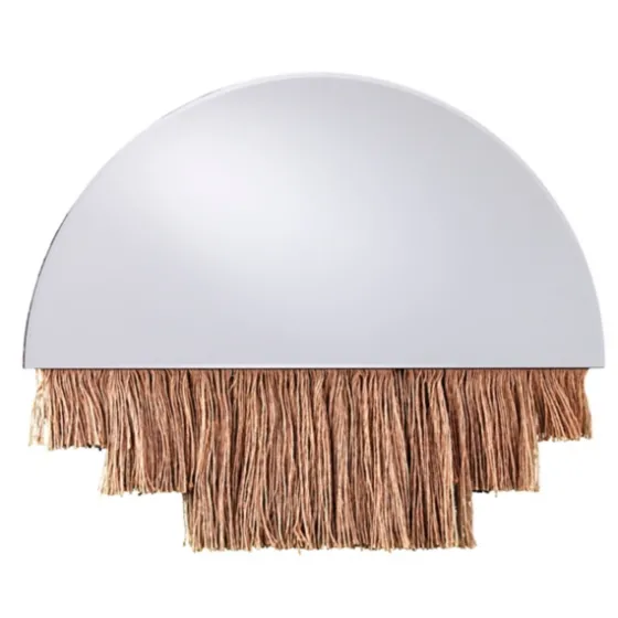 Shaw Fringe Half Circle Wall Mirror-Kirkland's Home Shop