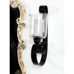 Shayne Black Iron Scroll Sconce-Kirkland's Home Shop