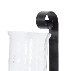Shayne Black Iron Scroll Sconce-Kirkland's Home Shop