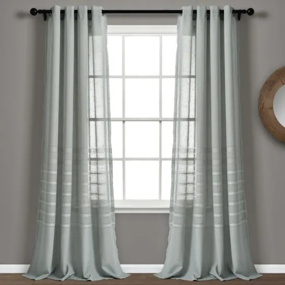 Sheer Birdie Curtain Panel Set, 84 In.-Kirkland's Home Best