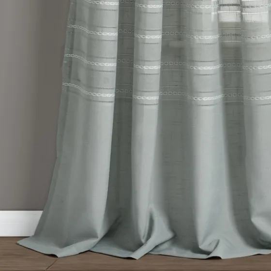 Sheer Birdie Curtain Panel Set, 84 In.-Kirkland's Home Best