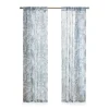 Sheer Blue Botanical Curtain Panel Set, 95 In.-Kirkland's Home Sale