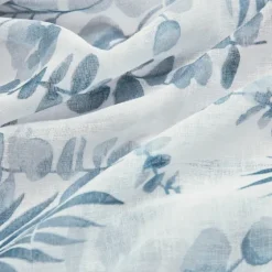 Sheer Blue Botanical Curtain Panel Set, 84 In.-Kirkland's Home Cheap