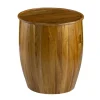 Sheesham And Mango Wood Drum Accent Table-Kirkland's Home Shop