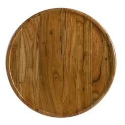 Sheesham And Mango Wood Drum Accent Table-Kirkland's Home Shop