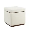 Sherpa Cube Storage Ottoman-Kirkland's Home Fashion