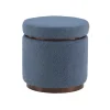Sherpa Upholstered Storage Ottoman-Kirkland's Home Flash Sale