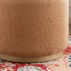 Sherpa Upholstered Storage Ottoman-Kirkland's Home Online