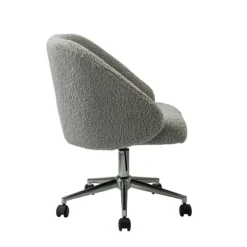 Sherpa Upholstered Swivel Office Chair-Kirkland's Home Hot