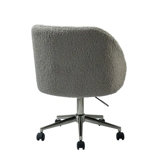 Sherpa Upholstered Swivel Office Chair-Kirkland's Home Hot