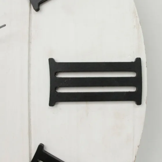 Shiplap Whitewashed Wooden Wall Clock-Kirkland's Home Online