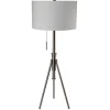 Silver Adjustable Tripod Base Floor Lamp-Kirkland's Home Outlet