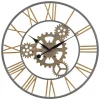 Silver And Gold Benton Gears Wall Clock-Kirkland's Home Best Sale