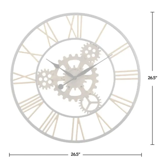 Silver And Gold Benton Gears Wall Clock-Kirkland's Home Best Sale