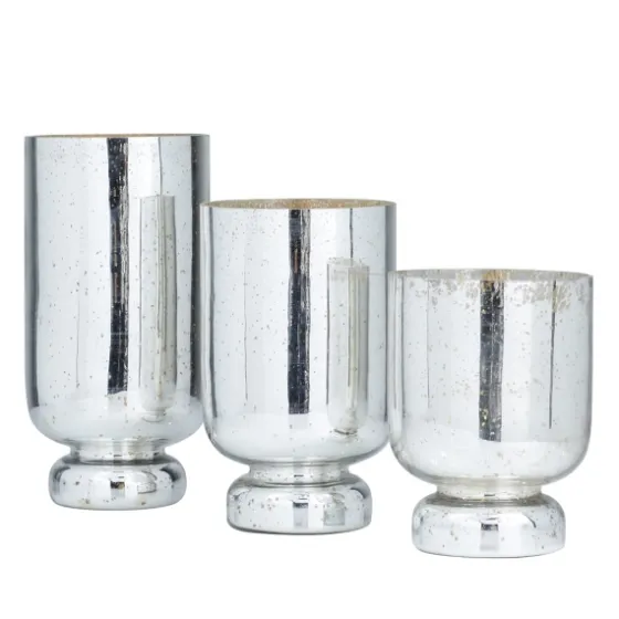 Silver And Golden Goblet 3-Pc. Candle Holder Set-Kirkland's Home Discount