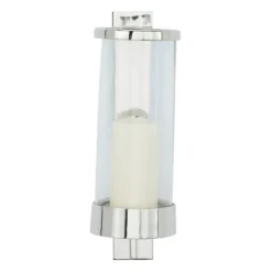 Silver Assymetrical Modern Sconce-Kirkland's Home Best