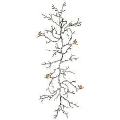 Silver Branches And Birds Metal Wall Plaque-Kirkland's Home Outlet