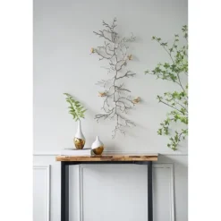 Silver Branches And Birds Metal Wall Plaque-Kirkland's Home Outlet