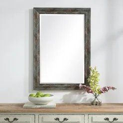 Silver Burnished Framed Mirror-Kirkland's Home New