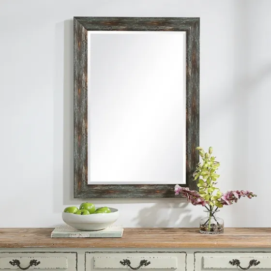 Silver Burnished Framed Mirror-Kirkland's Home New