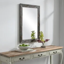 Silver Burnished Framed Mirror-Kirkland's Home New